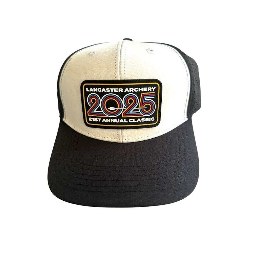 Lancaster Archery Black 2025 Classic Hat Baseball Cap Snapback Bow Hunting
